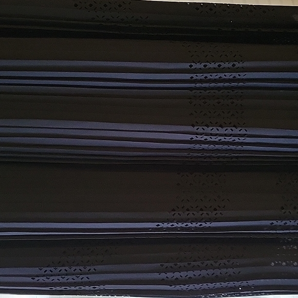 SOLD: Banana Republic Lazer-Cut Curved Hem Midi Dress in Navy Blue - Picture 9 of 10